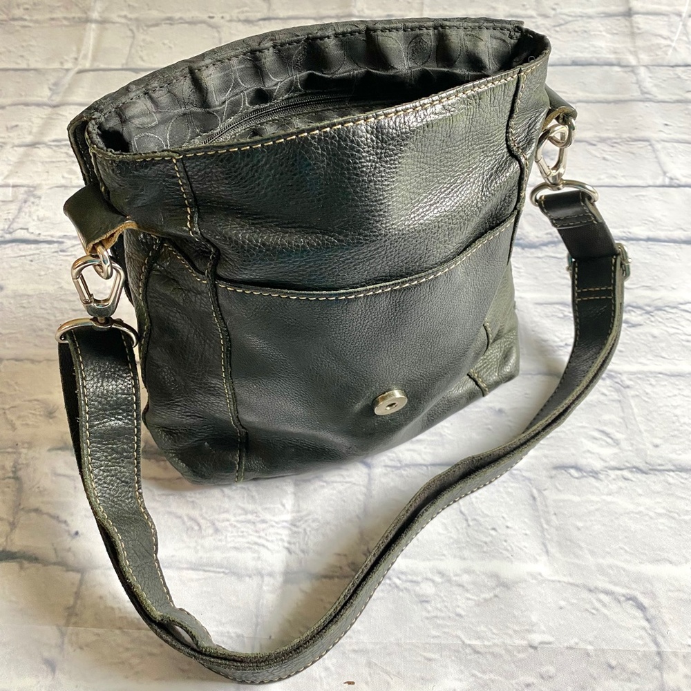FOSSIL REAL LEATHER HANDBAG - Picture 4 of 9